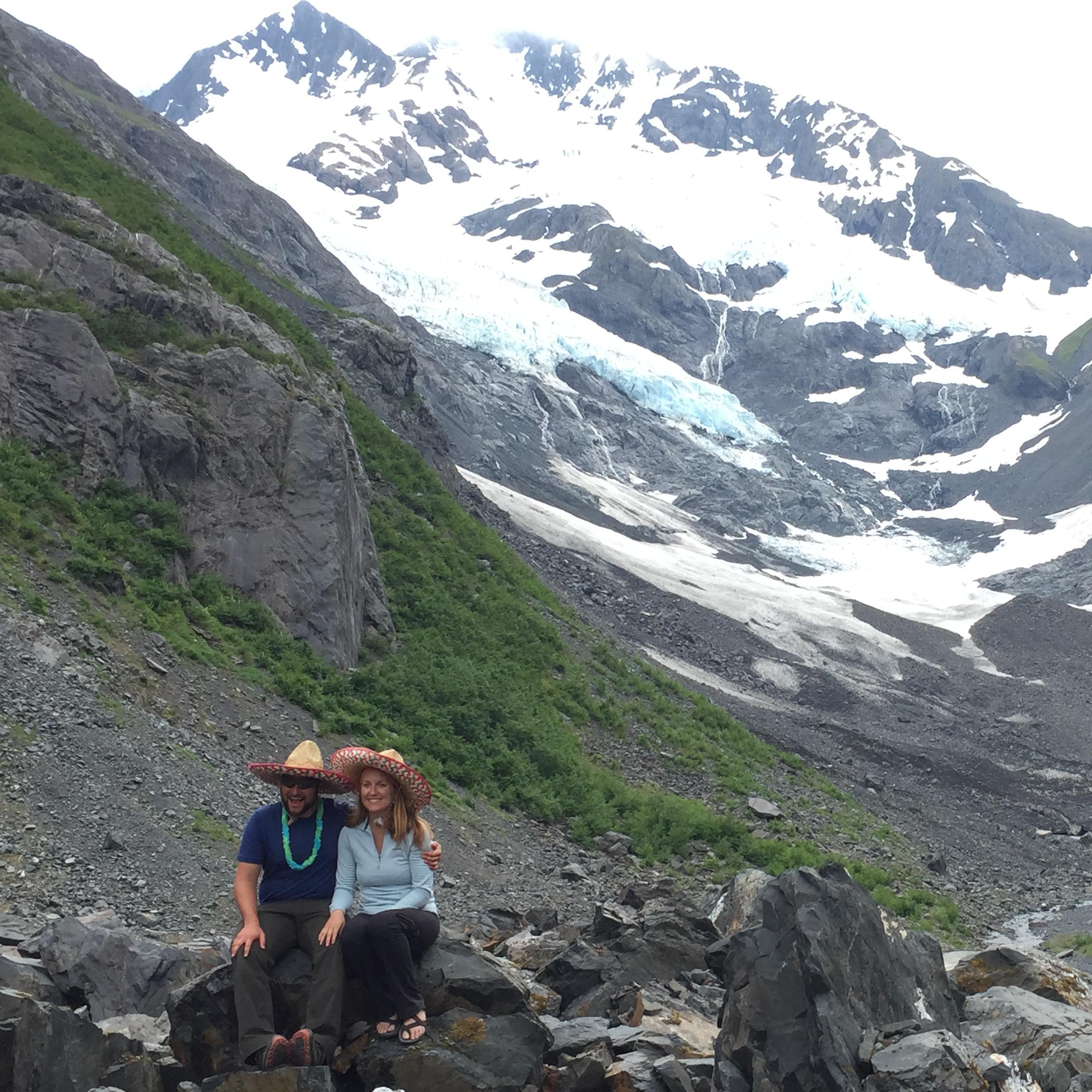 David's surprise 30th birthday party at Byron Glacier