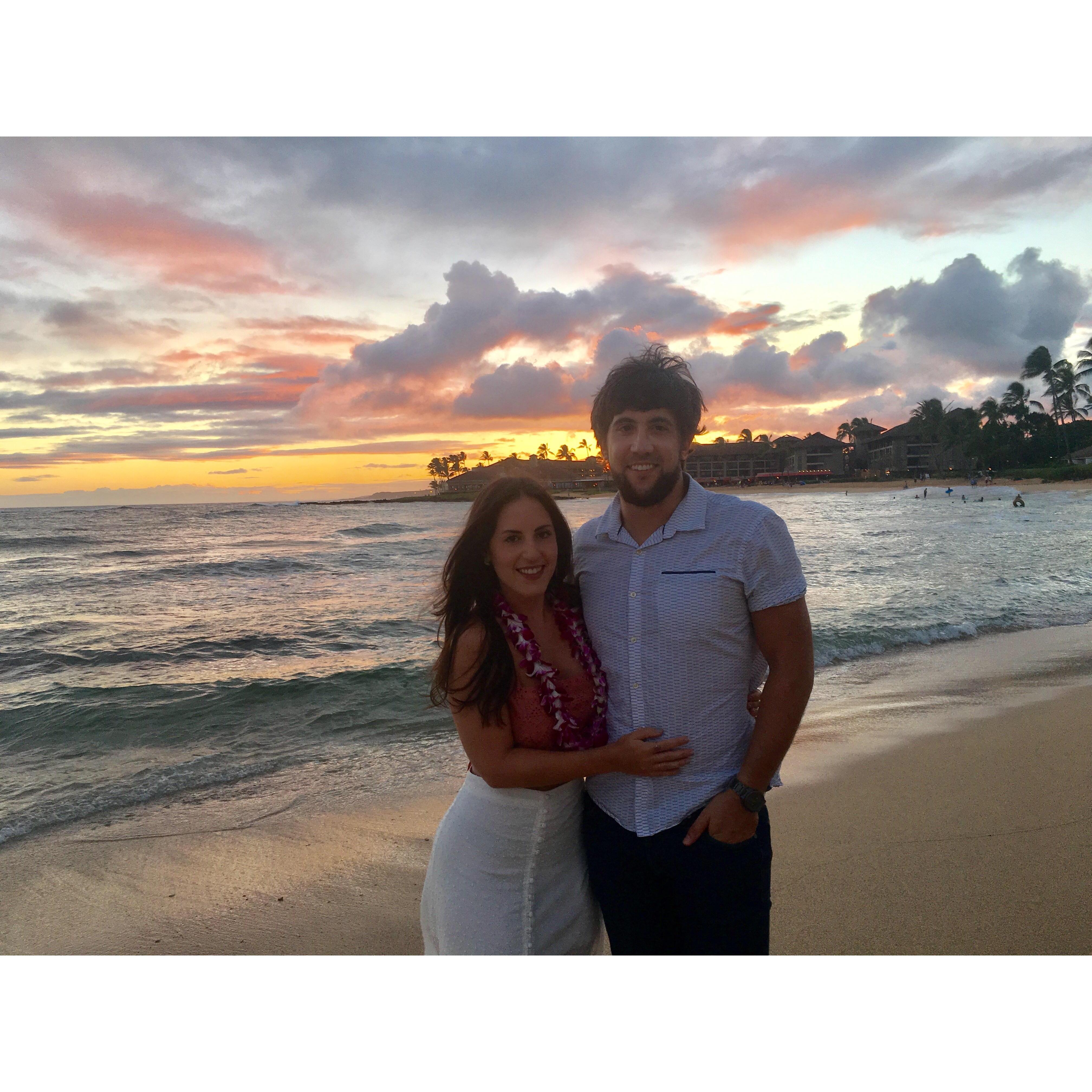 On vacation in Kauai