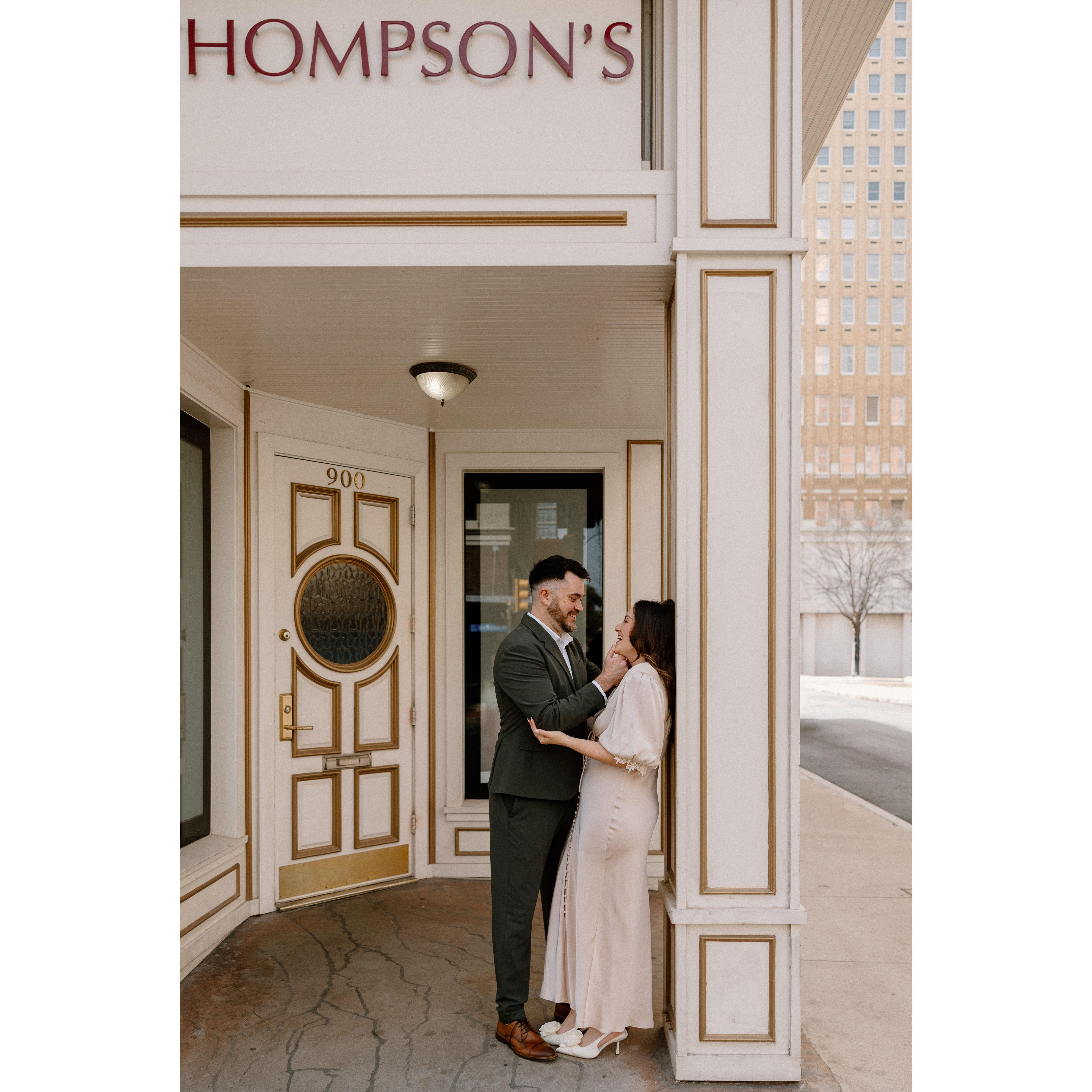 Our engagement photos - March 2025.