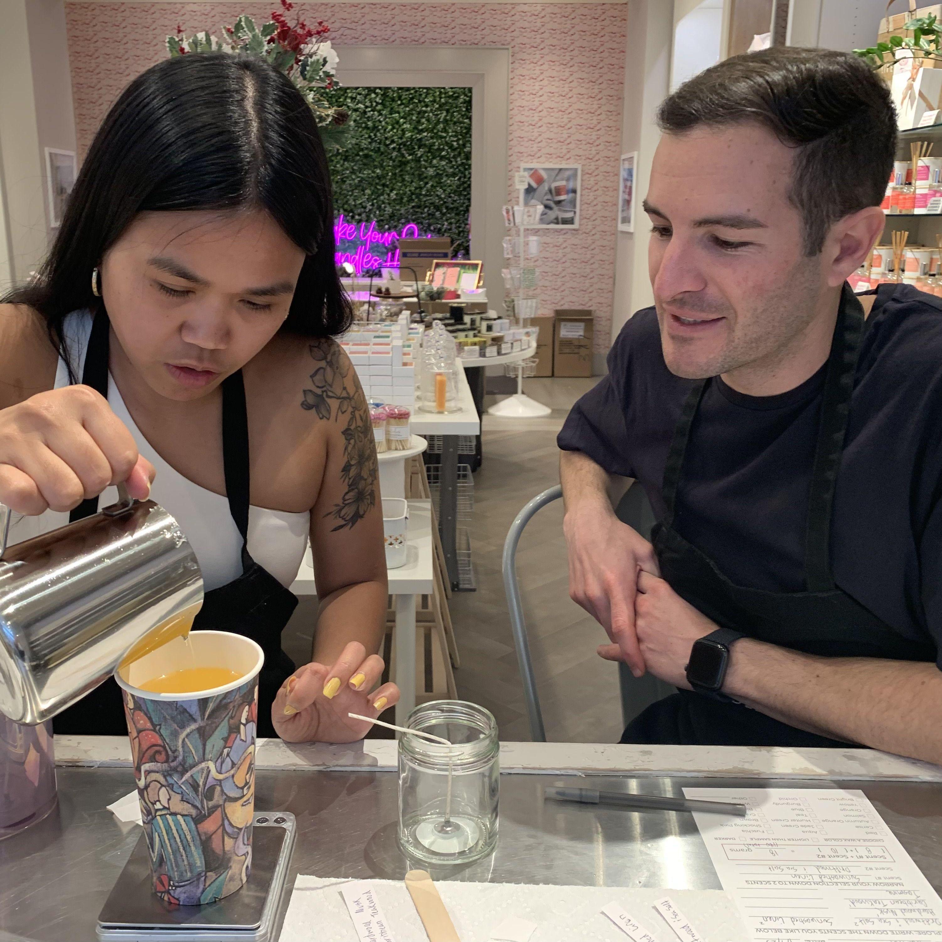 Candle Making at Banter & Bliss