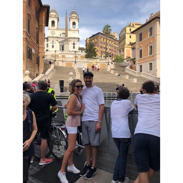 Traveling in Rome, Spanish steps!