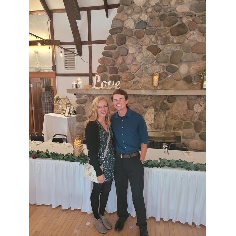 Hannah's cousins Heather and James wedding day