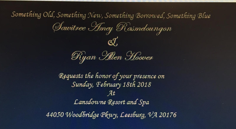 Amey Rasmeloungon and Ryan Hoover's Wedding Website