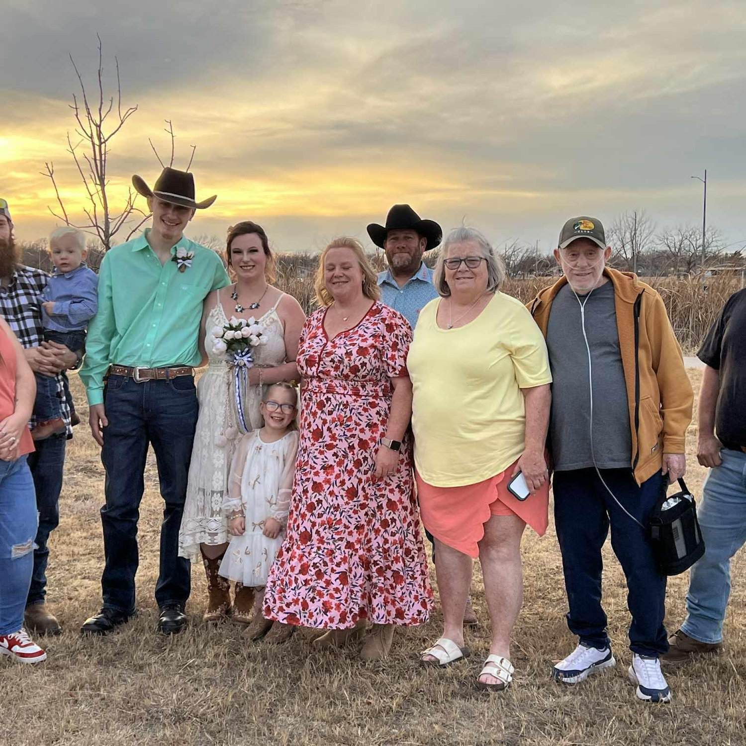 Brides family