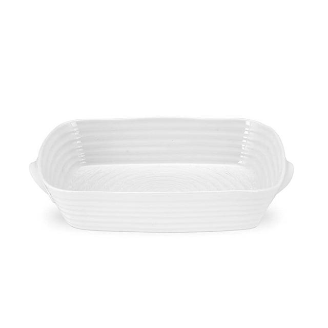 Portmeirion Sophie Conran Handled Rectangular Roasting Dish (White, Small)