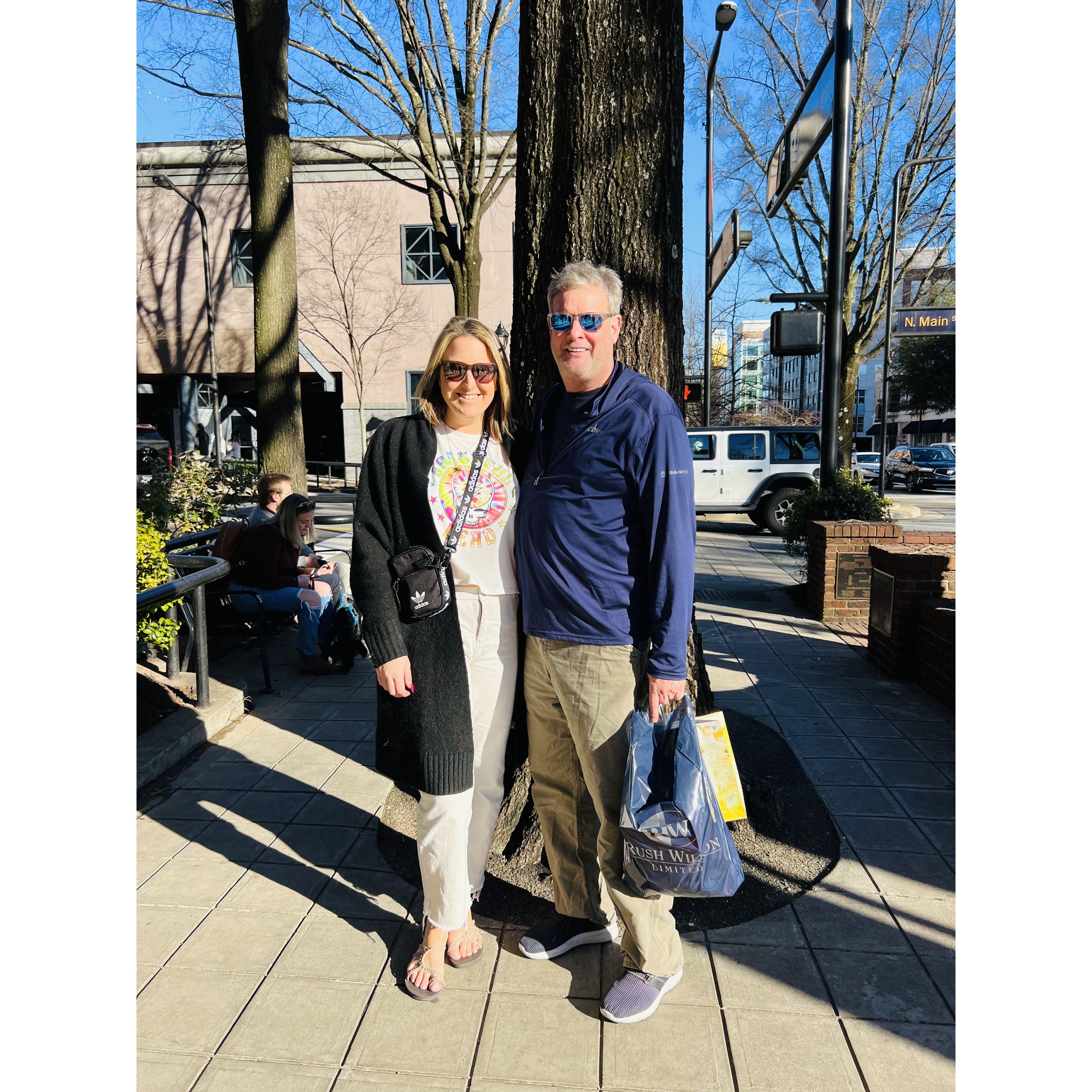 Christmas in Greenville, S.C., where my parents live.