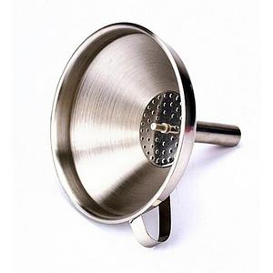 8 oz. Stainless Steel Funnel with Strainer
