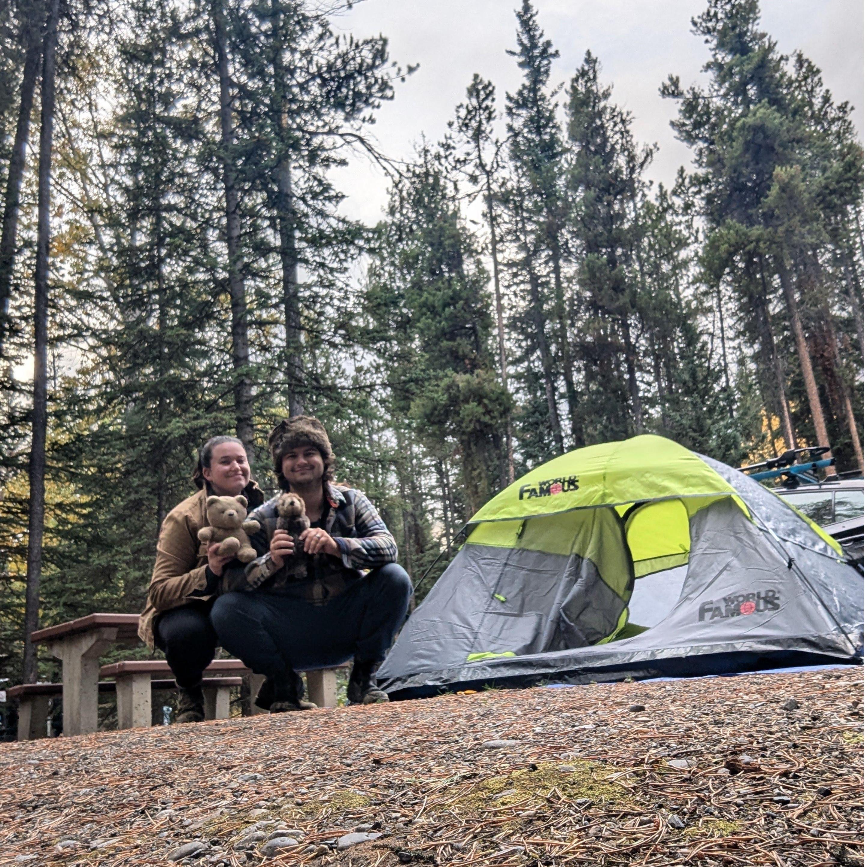 Camping in Banff