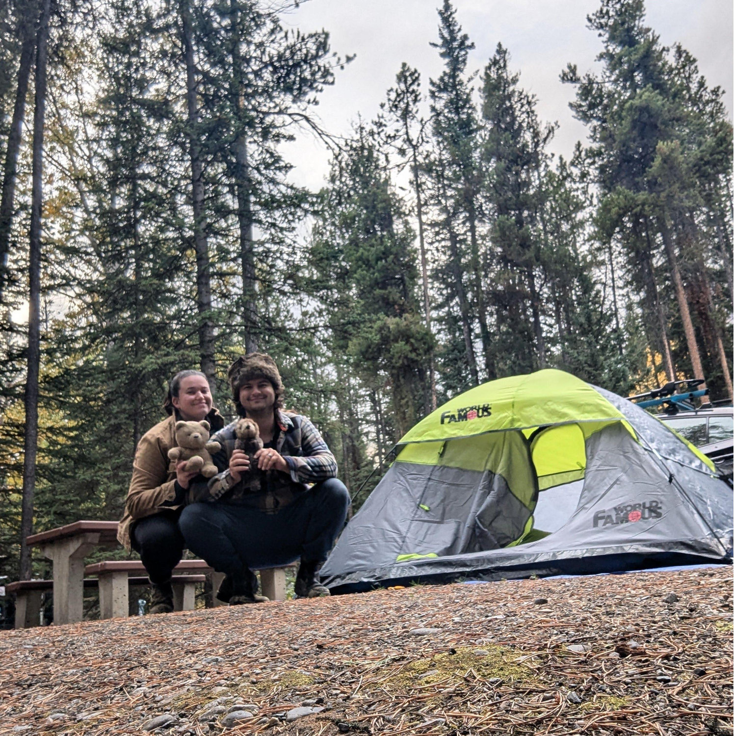 Camping in Banff