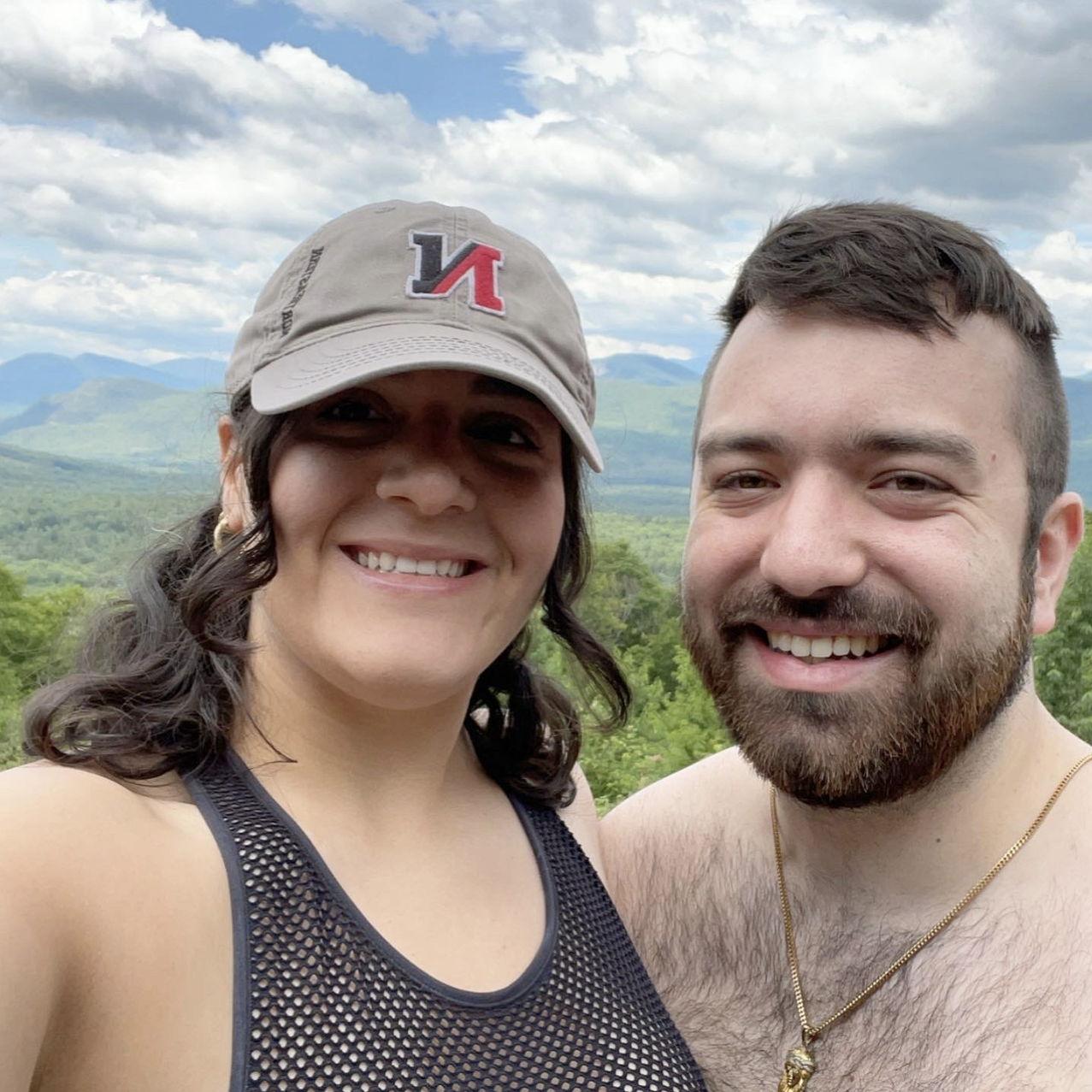 Hiking in the White Mountains.