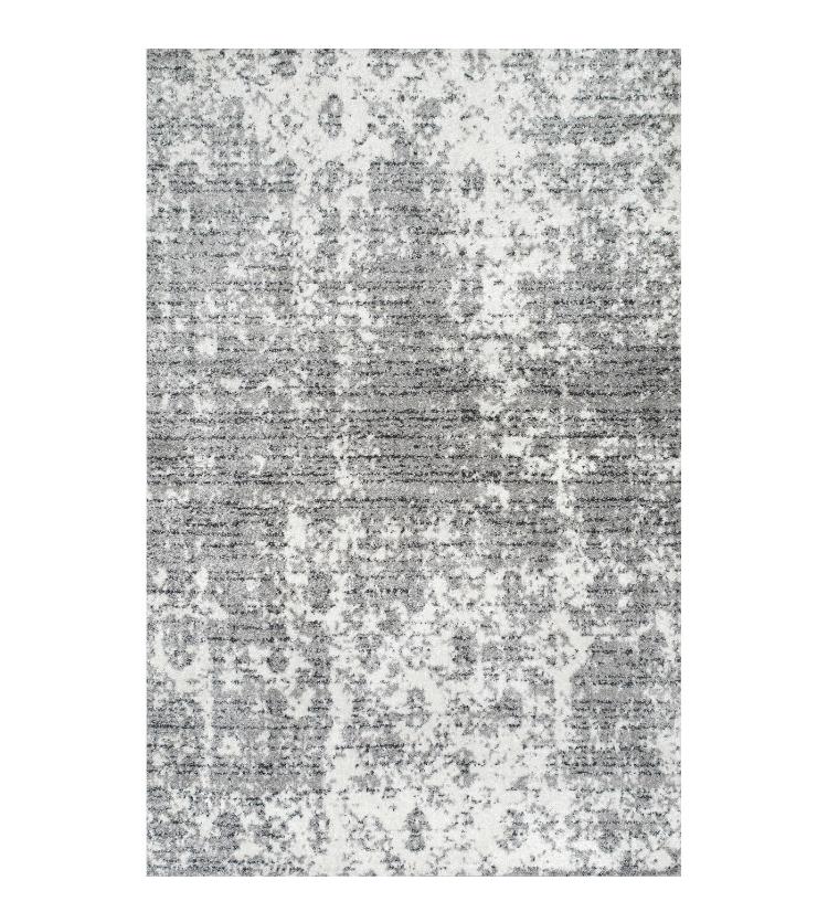 Zipcode DesignBloom Cool Gray/Dark Gray/Ivory Area Rug