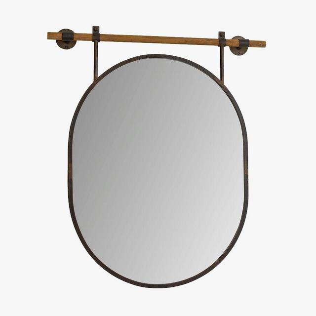 Cooper Oval Wall Mirror, 29"W x 34"H