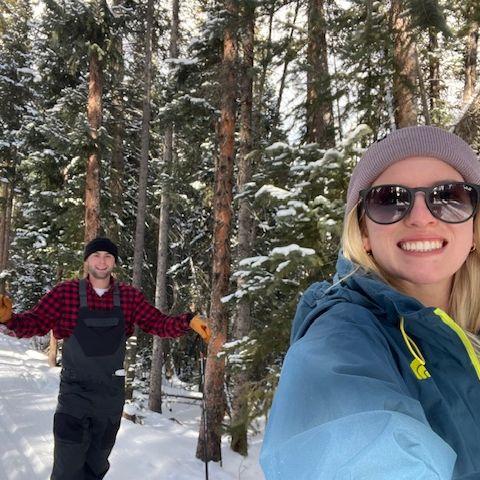 Cross country skiing in Breckenridge