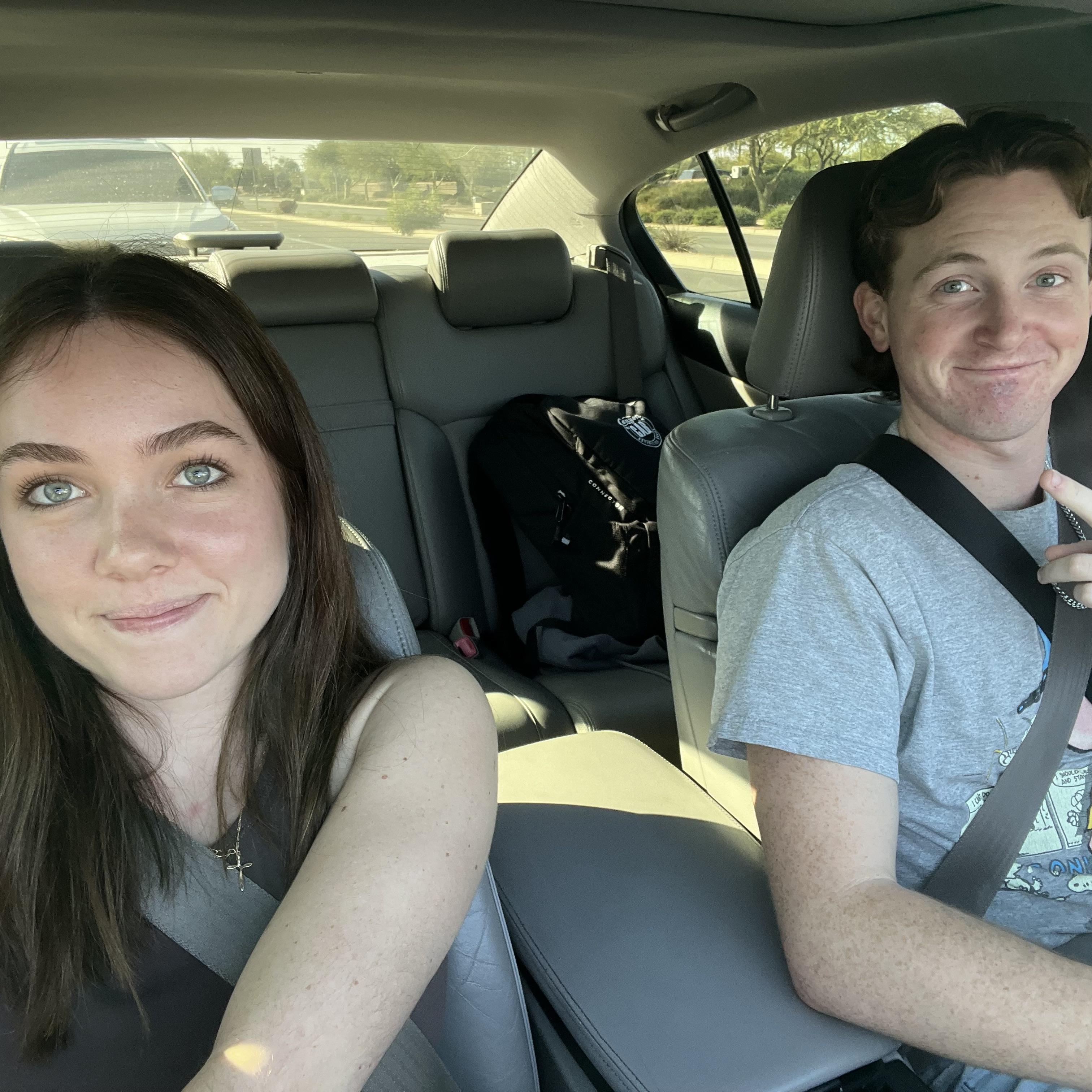 A picture from our 3rd date