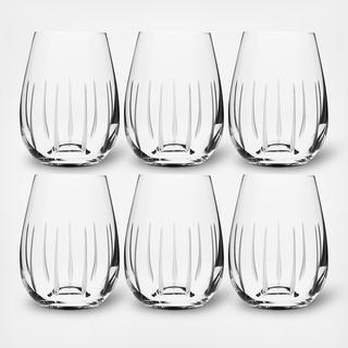 Teardrop White Wine Glass, Set of 6