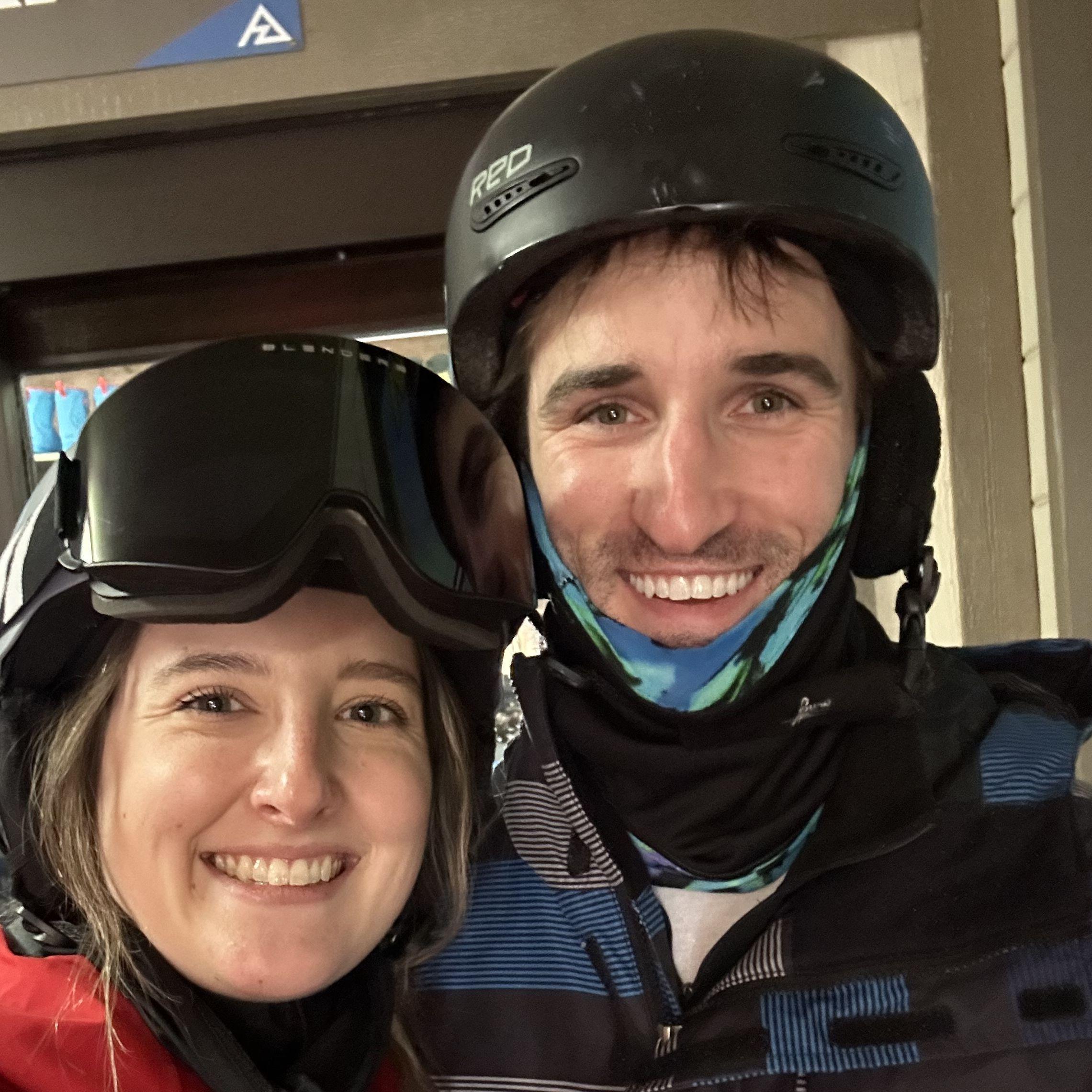 Skiing together in Flagstaff, AZ - 1/23/2023