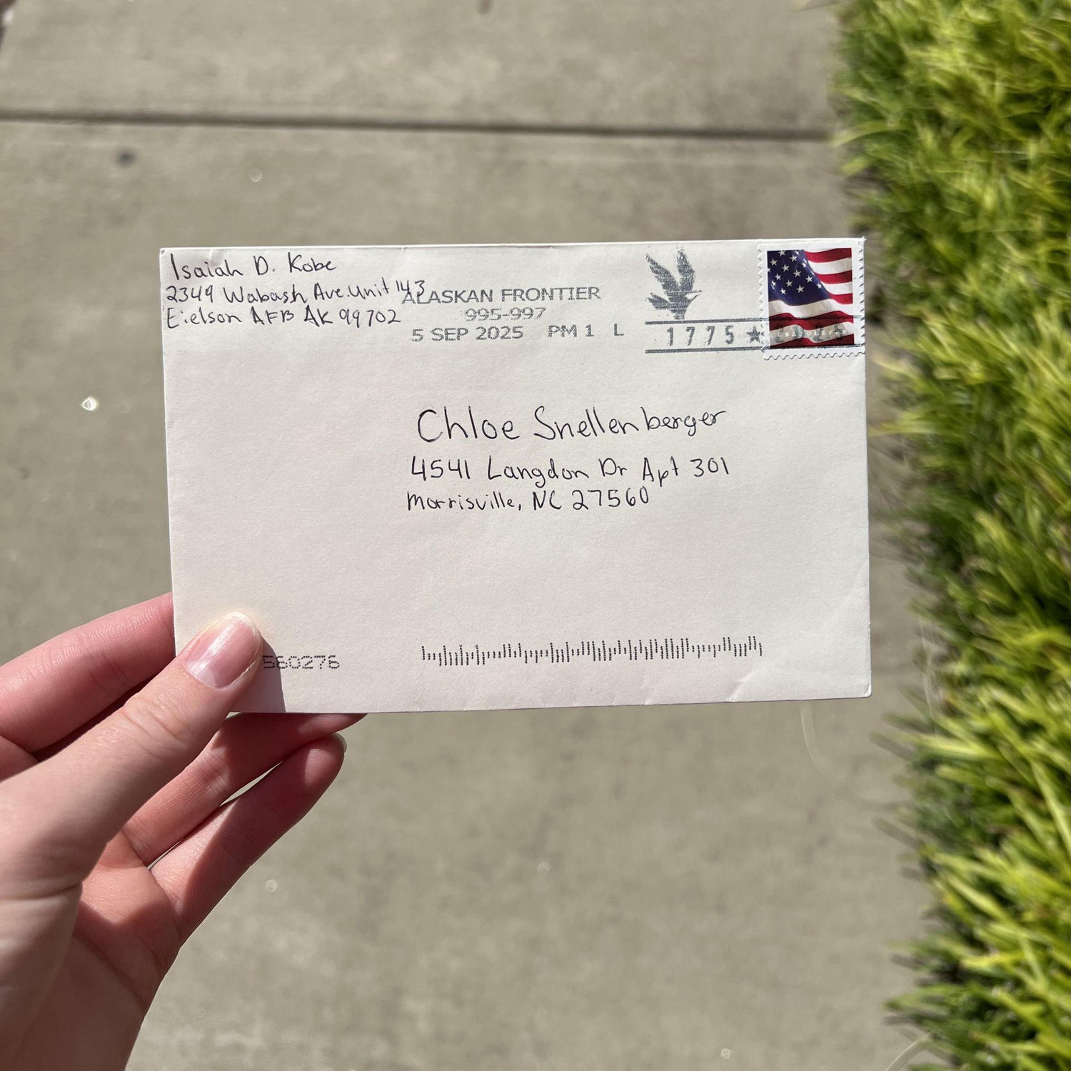 Isaiah's first letter to Chloe