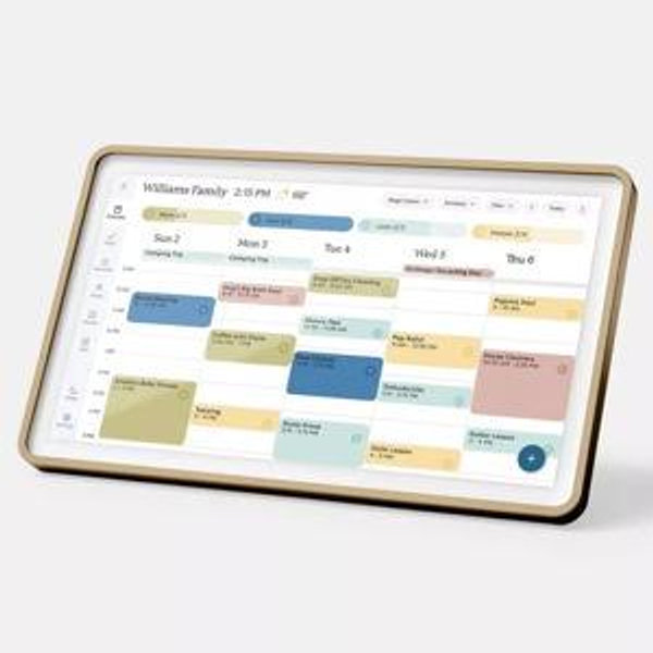 Skylight Calendar 2 15" Digital Touchscreen Antique Brass - Hearth & Hand™ with Magnolia