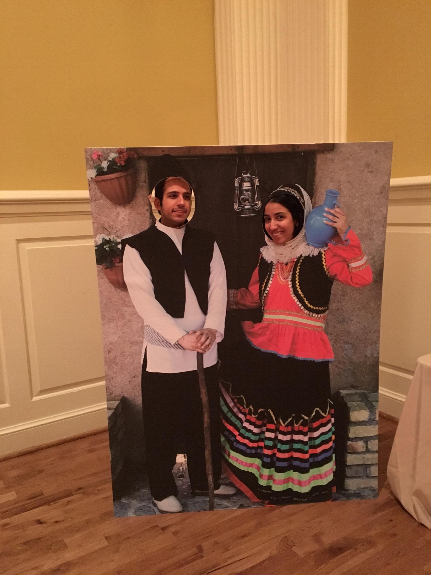 The first couple’s photo we uploaded on social media. Nowrouz 2016, UMD.