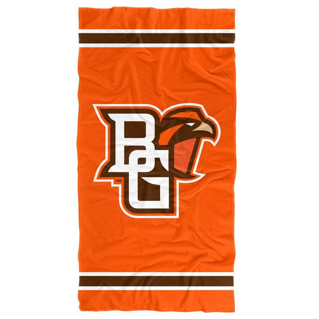 LOGOVISION Bowling Green State University Beach Towel/Bath Towel, 30"x60" Stripes