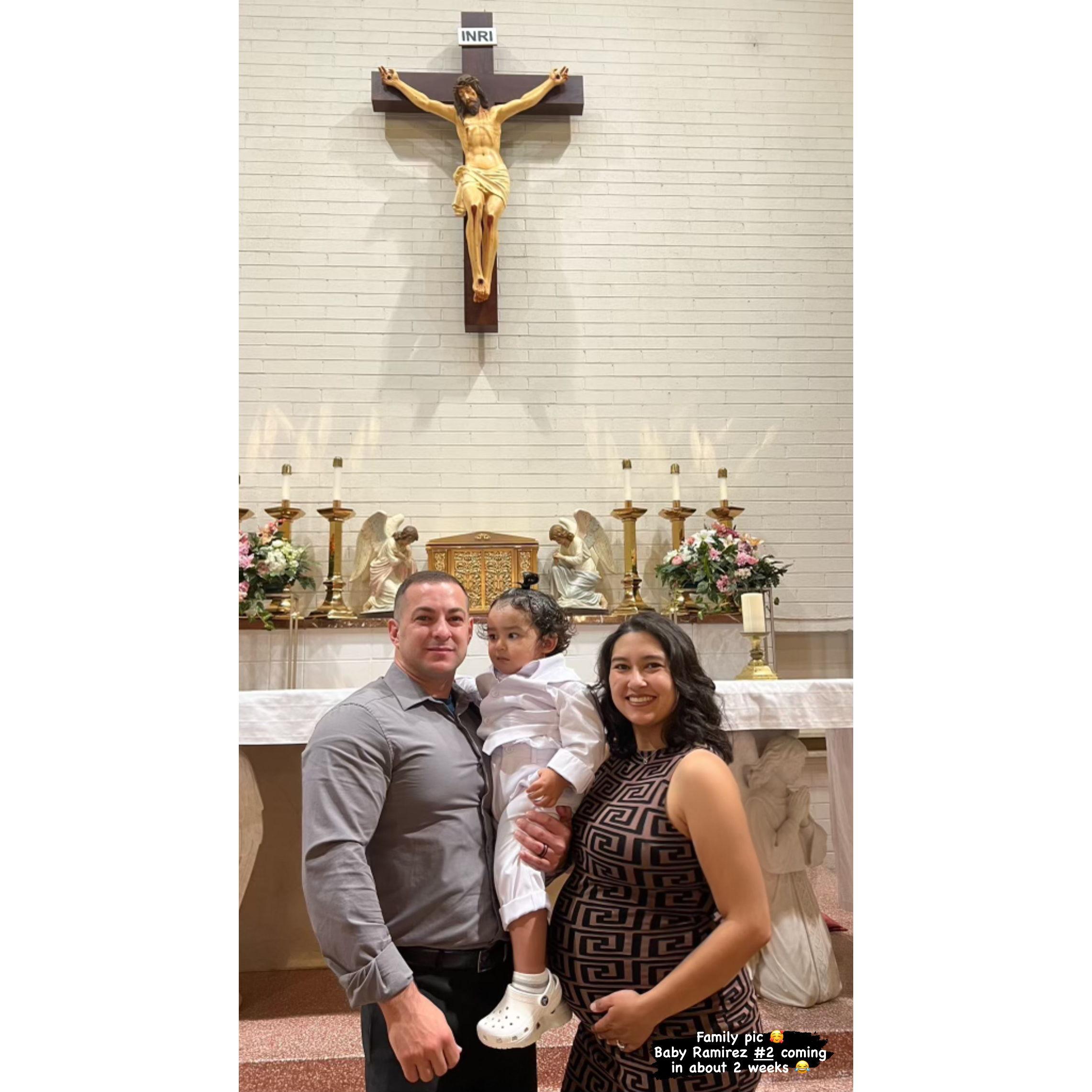 Ulysses was baptized!