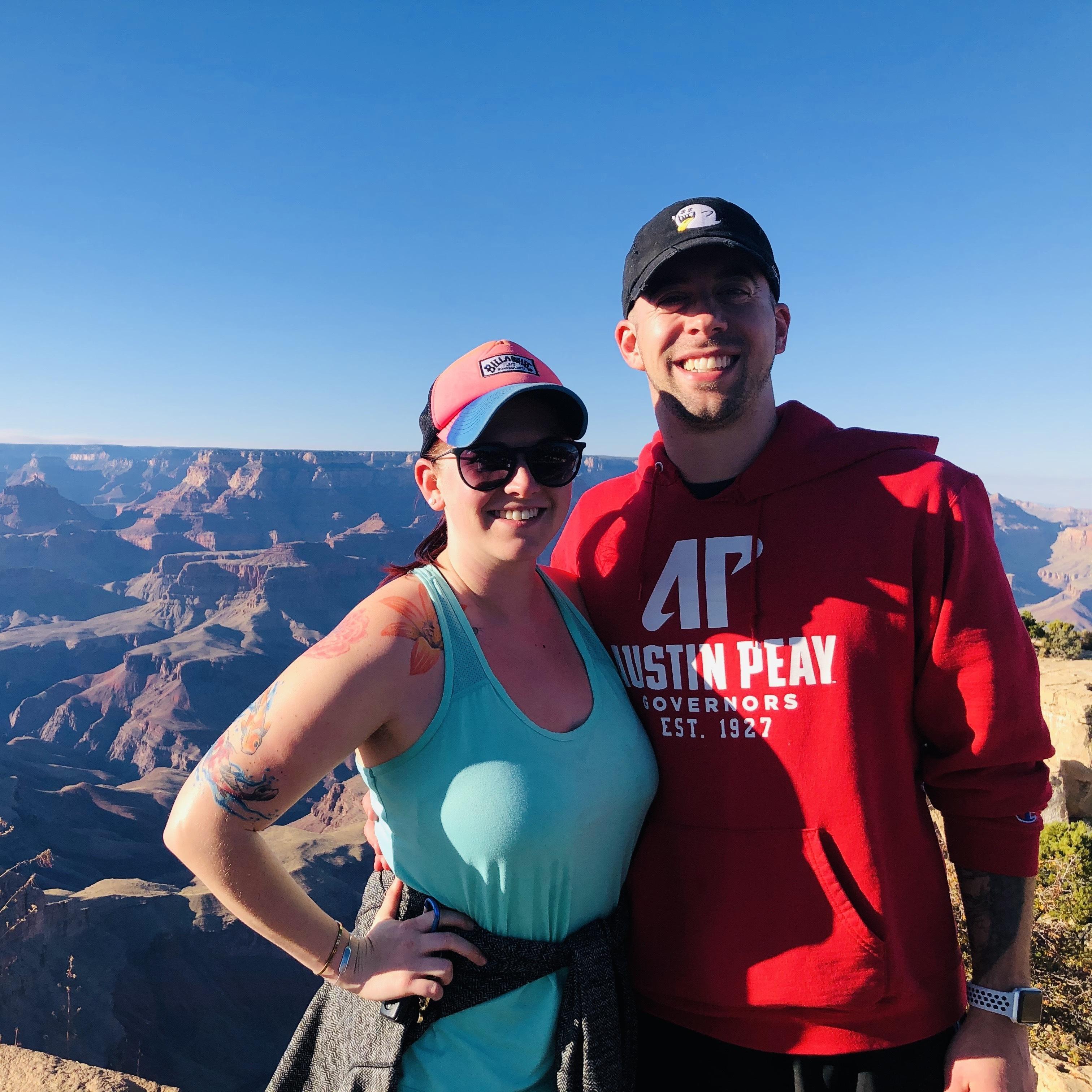 We stopped at the Grand Canyon on our way to Miami.