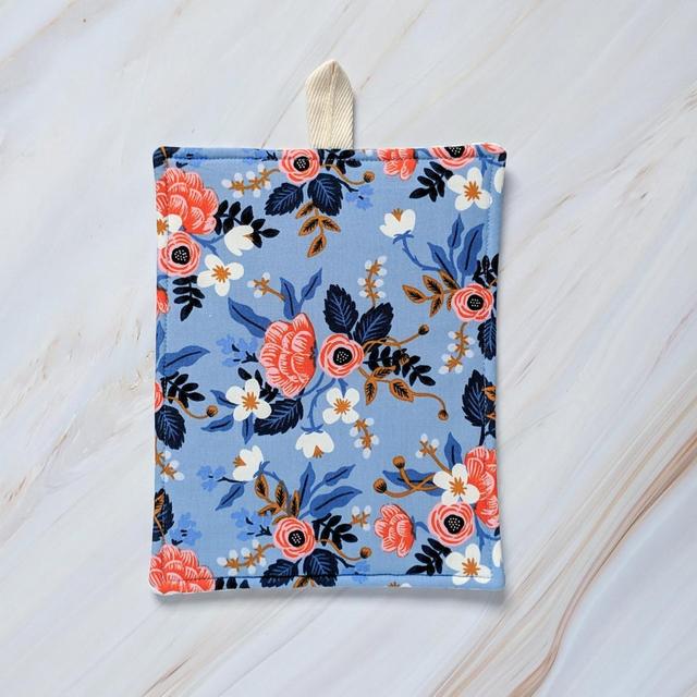 Periwinkle Birch Floral Rifle Paper Co Rifle Paper Co Pot Holder