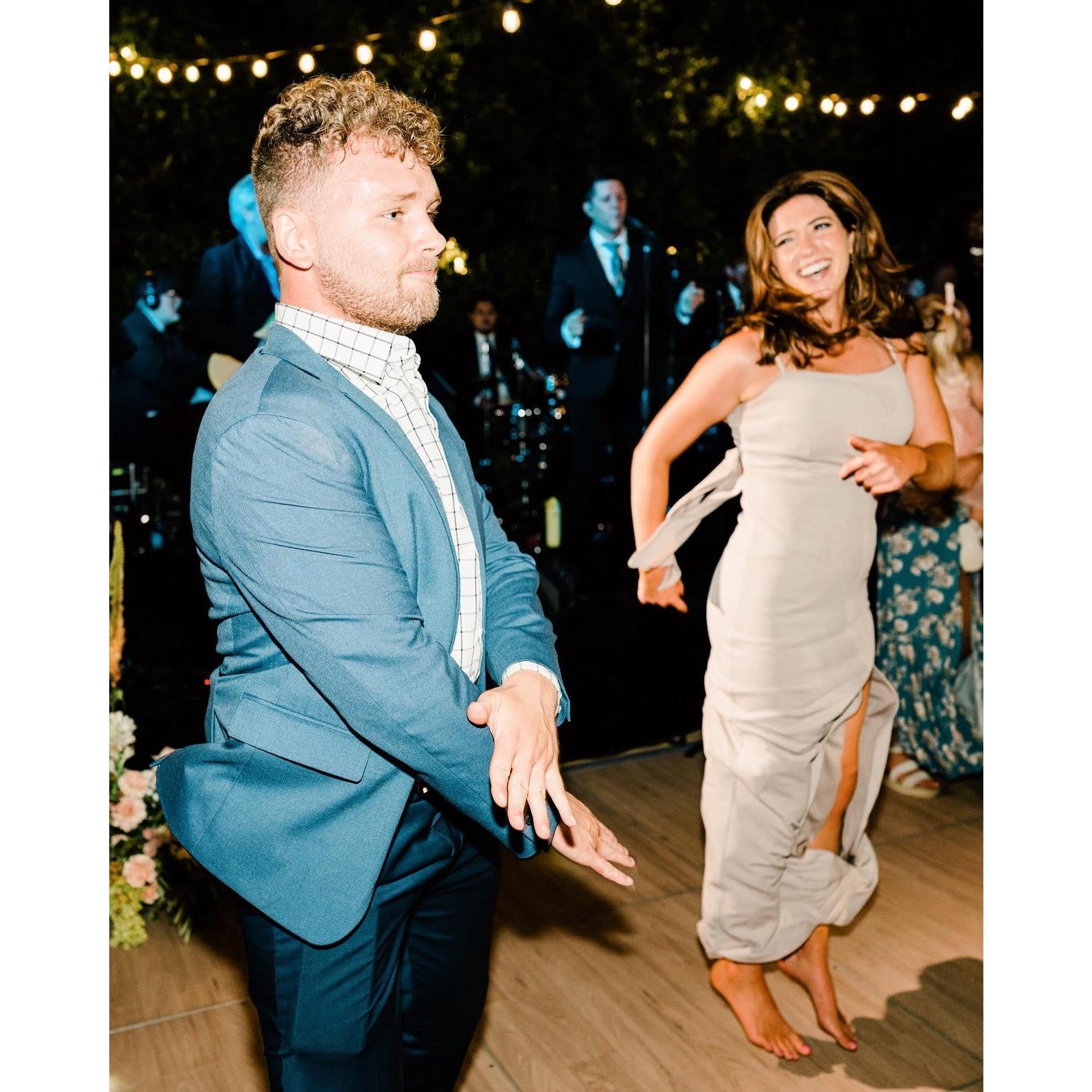Turning up at our dear Kaitlyn & Trent's wedding.