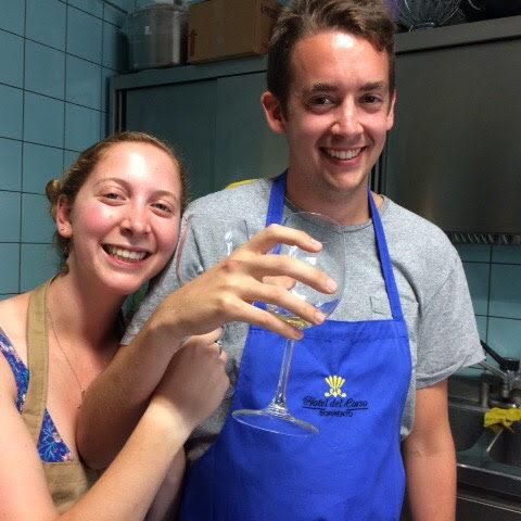 Cooking class during our Italian adventure in 2017