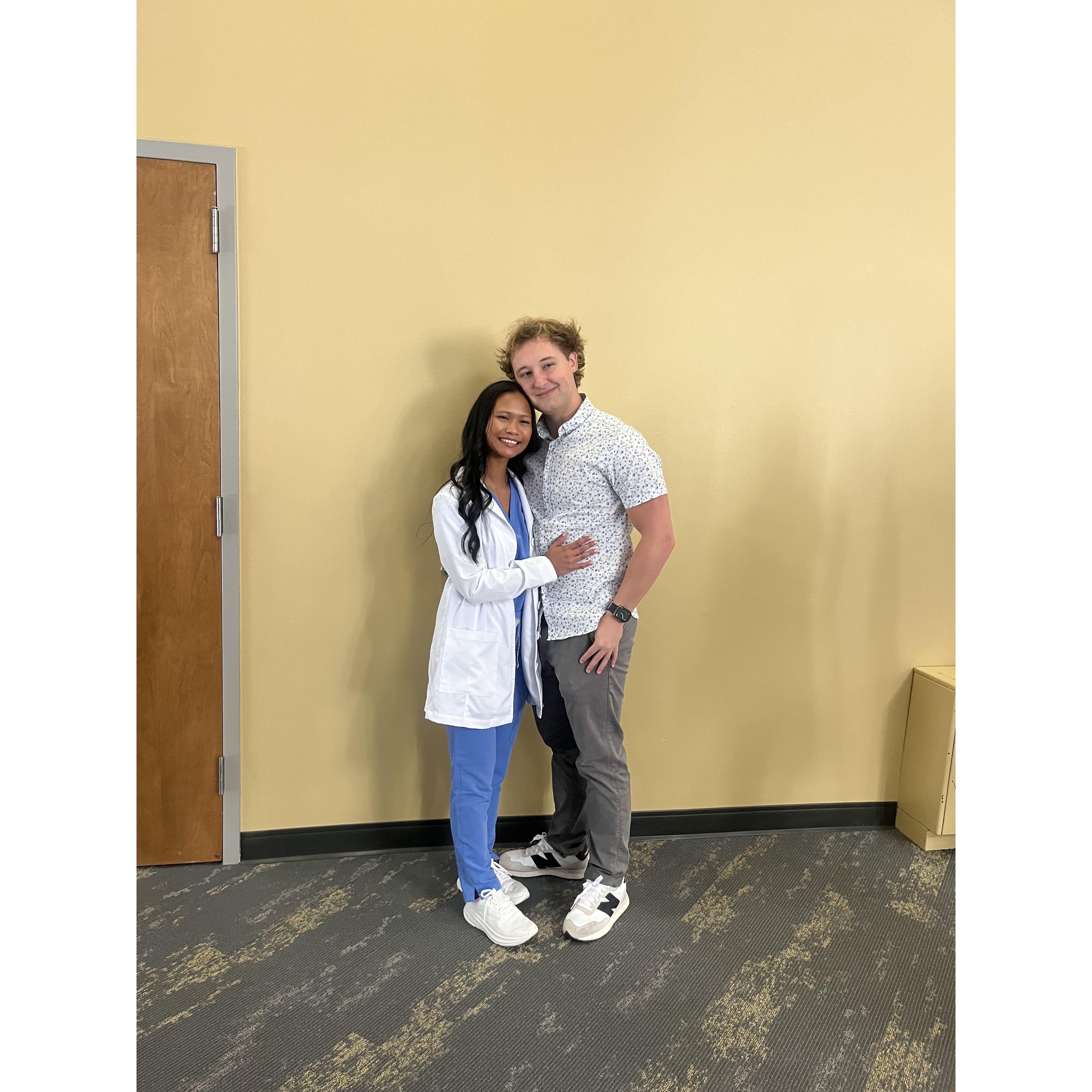 Ashley's White Coat Ceremony