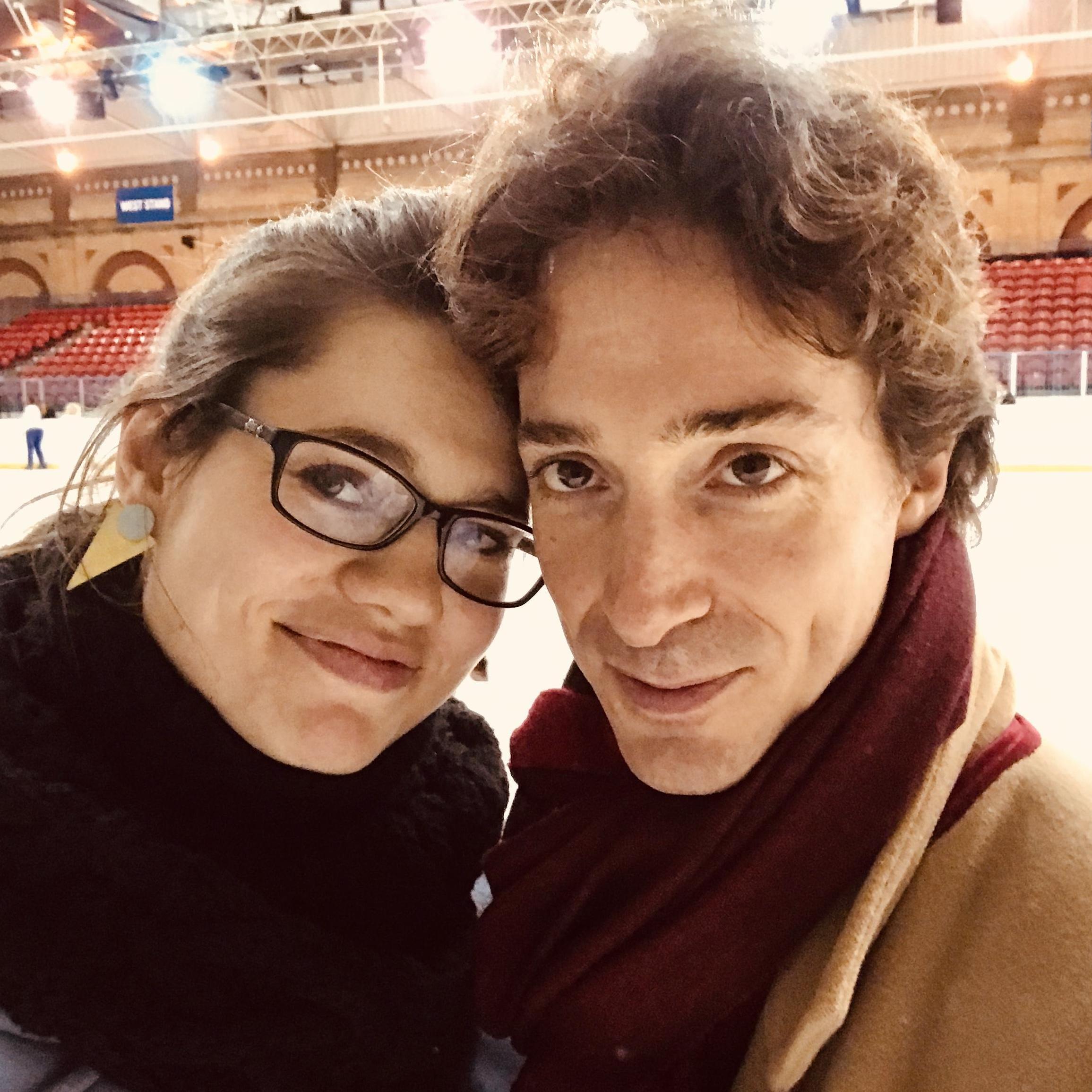Il nostro primo week end insieme a pattinare ad Alexandra Palace… ⛸