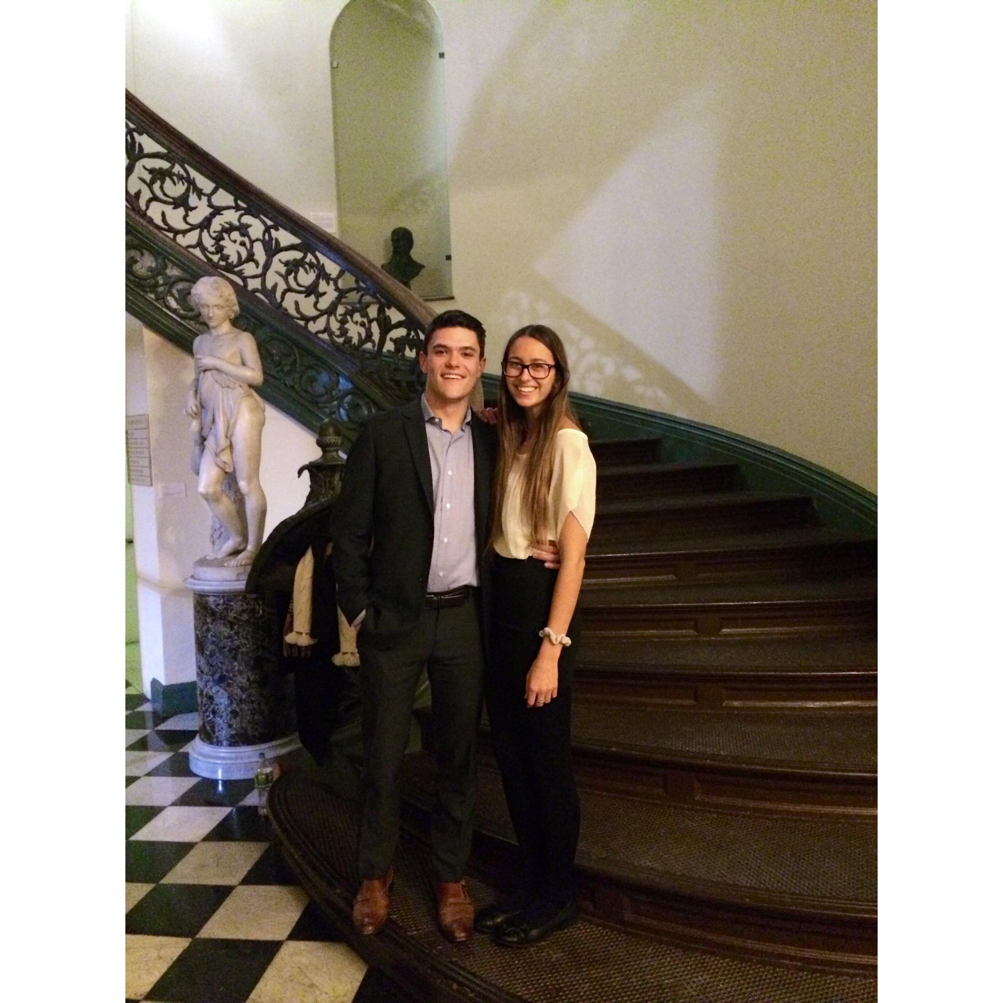Baltimore, 2014 - our first photo together on our second date!
