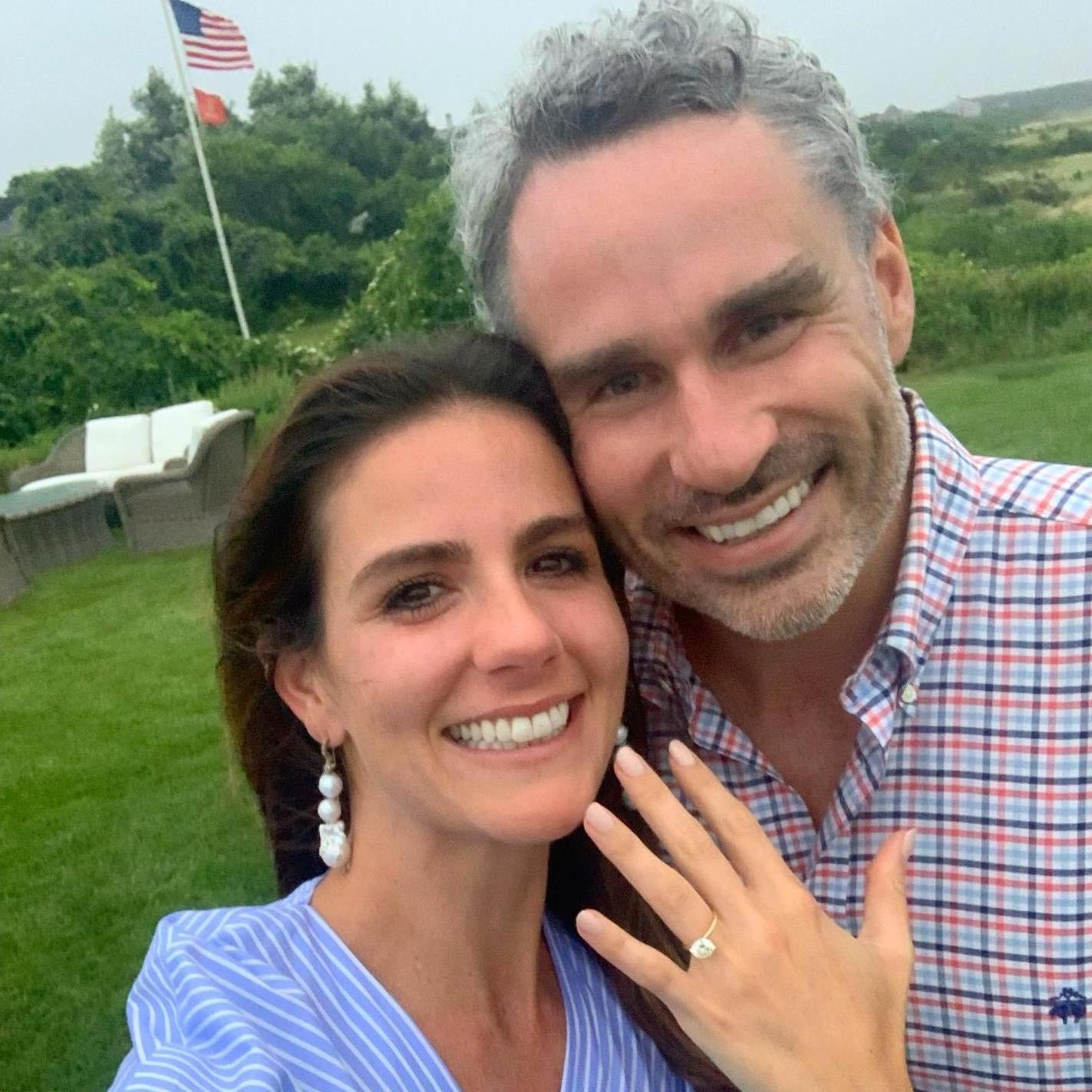 Right after we got engaged in Nantucket! I'm not crying, you're crying.