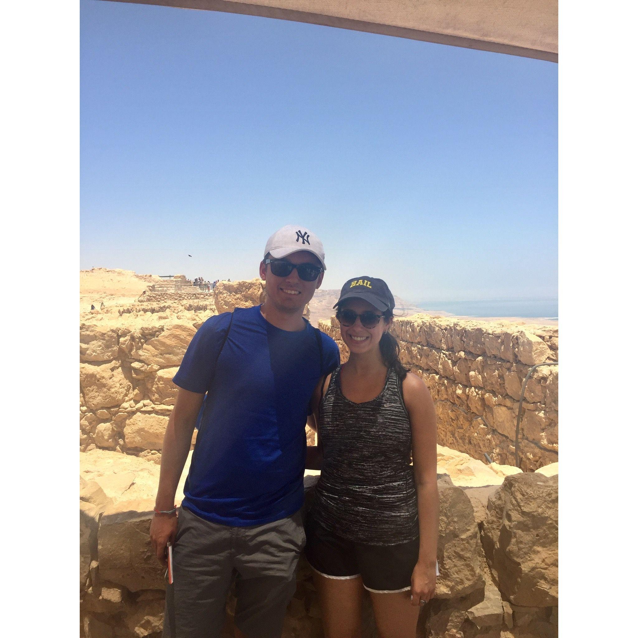 Our graduation trip to Israel - pictured here on the top of Masada