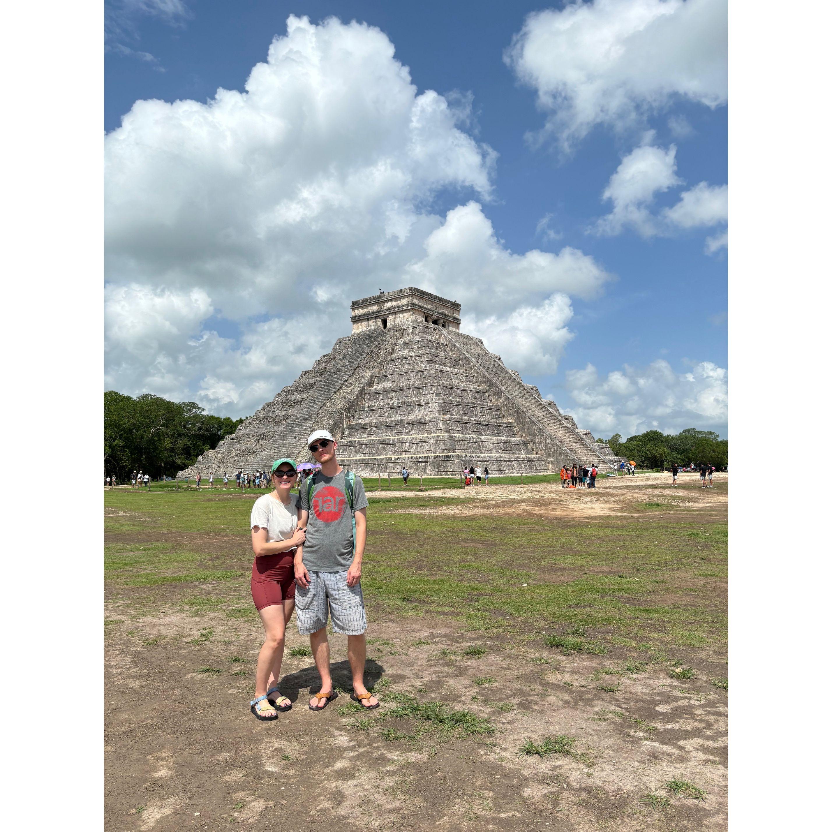 Chichen Itza in Mexico (can you tell we just love pyramids??) (2024).