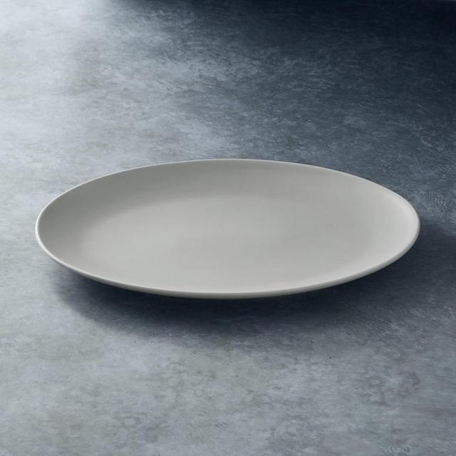 Open Kitchen by Williams Sonoma Matte Coupe Serving Platter, Grey