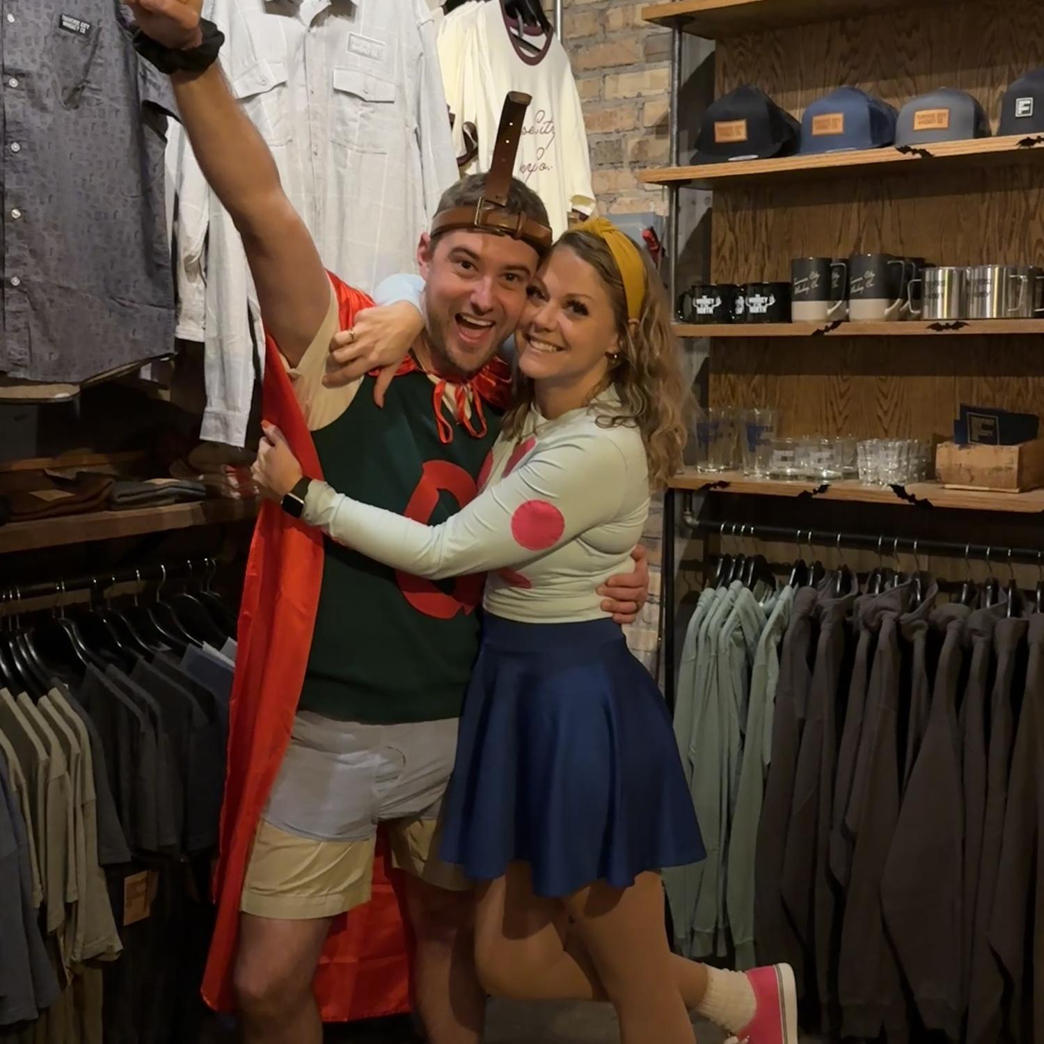 Halloween 2025 in Traverse City, MI. Quailman and Patty Mayonnaise!