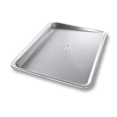 USA Pan Bakeware Aluminized Steel Cookie Scoop Pan, Large
