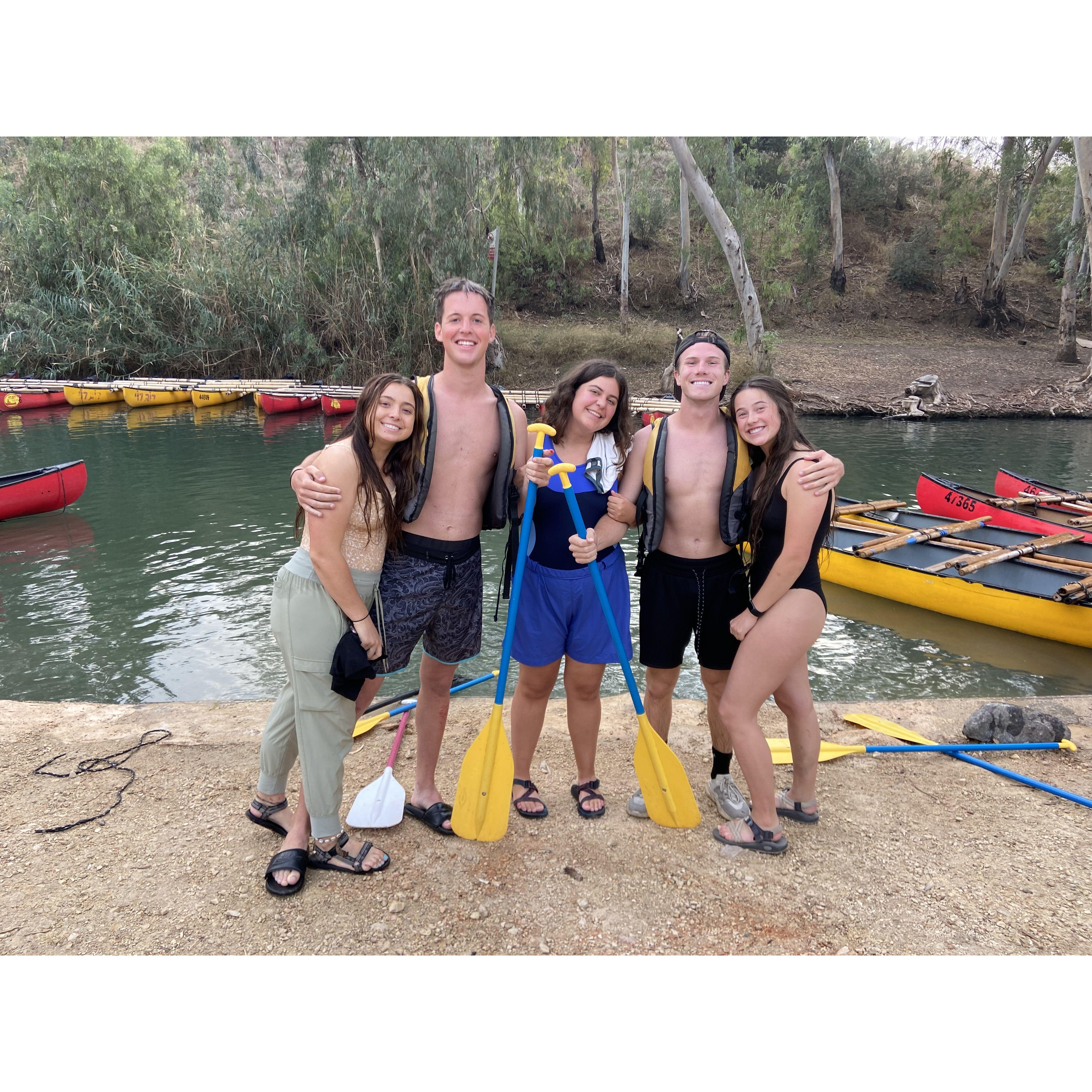 Canoing the River Jordan