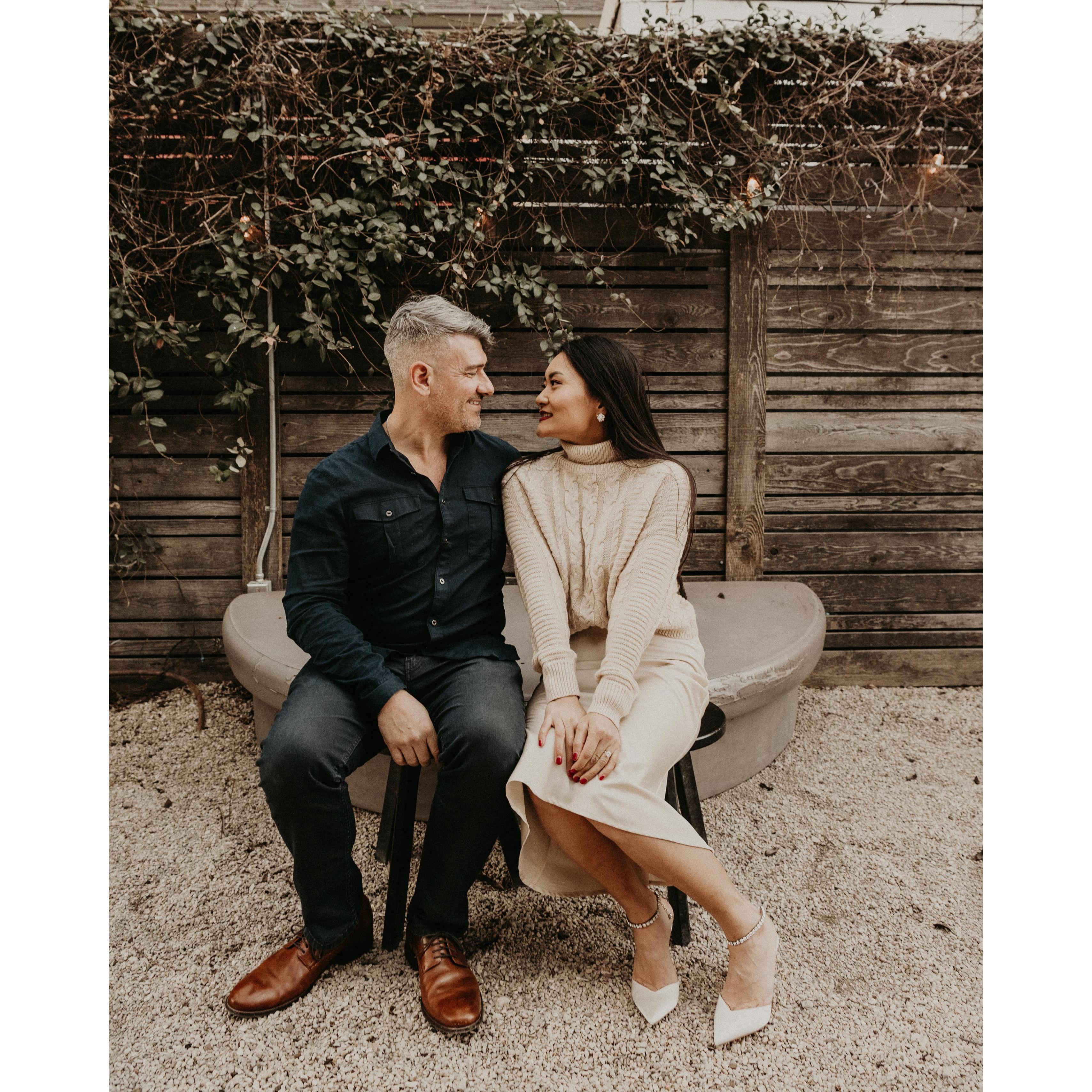 They celebrated over three years together.