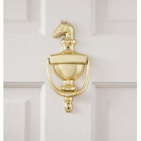 Horse Bust Brass Door Knocker