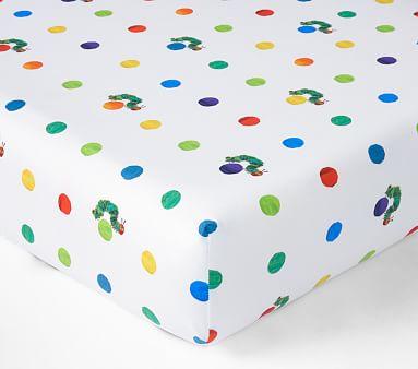 World of Eric Carle™ Dot Very Hungry Caterpillar™ Organic Crib Fitted Sheet, Multi