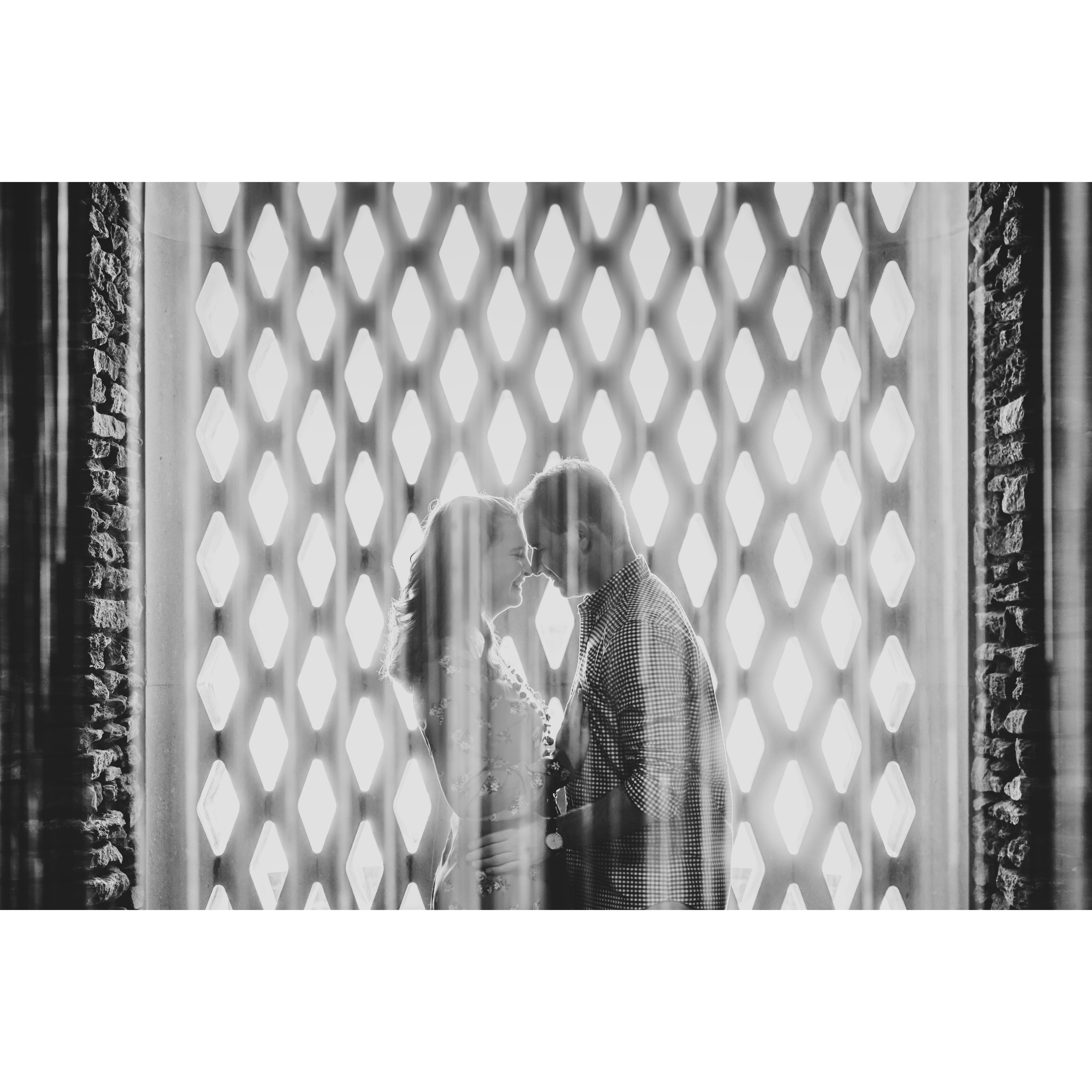 Engagement shoot at Longwood Gardens. Photo courtesy of Jim Coarse of Moonloop Photography.