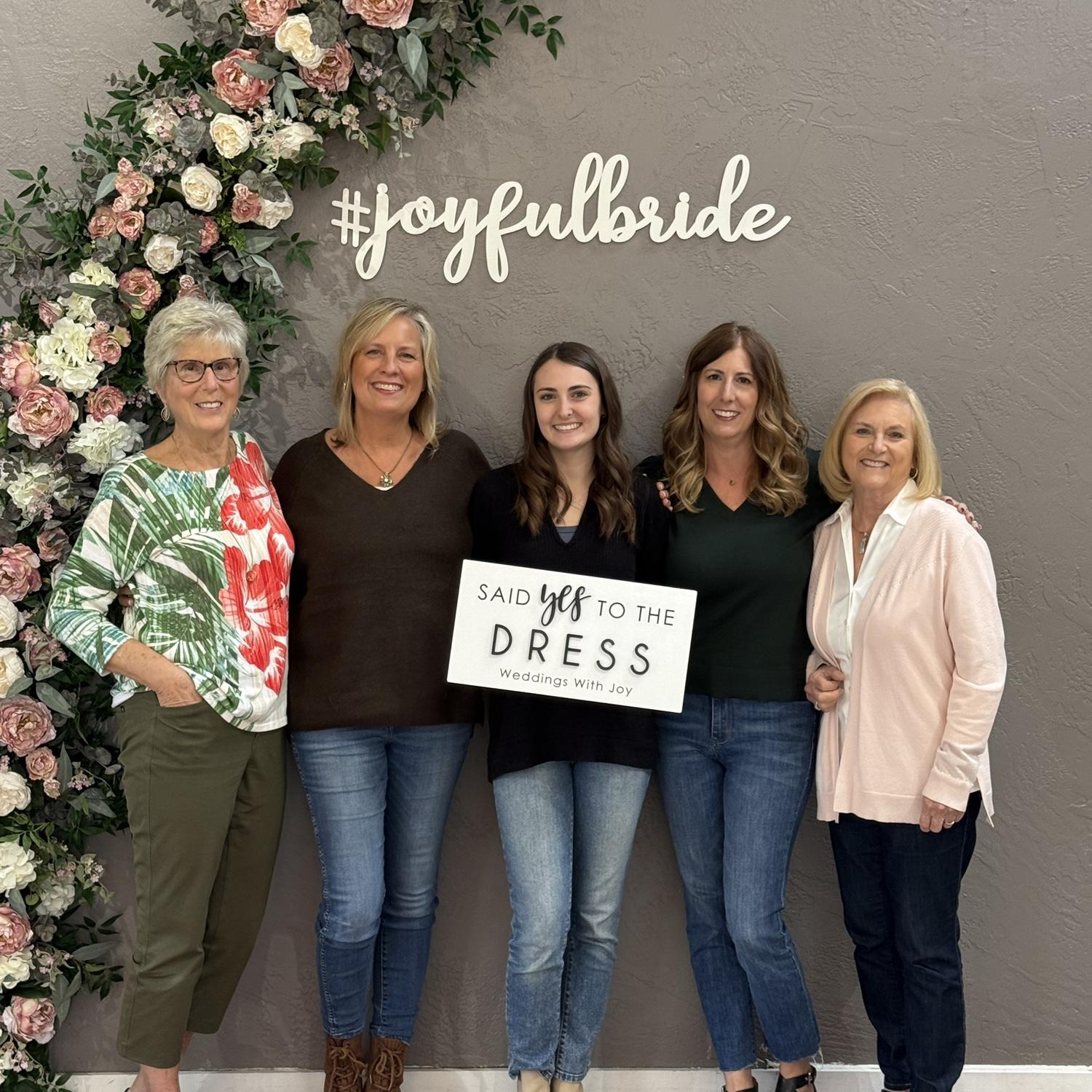 Said "Yes!" to the dress