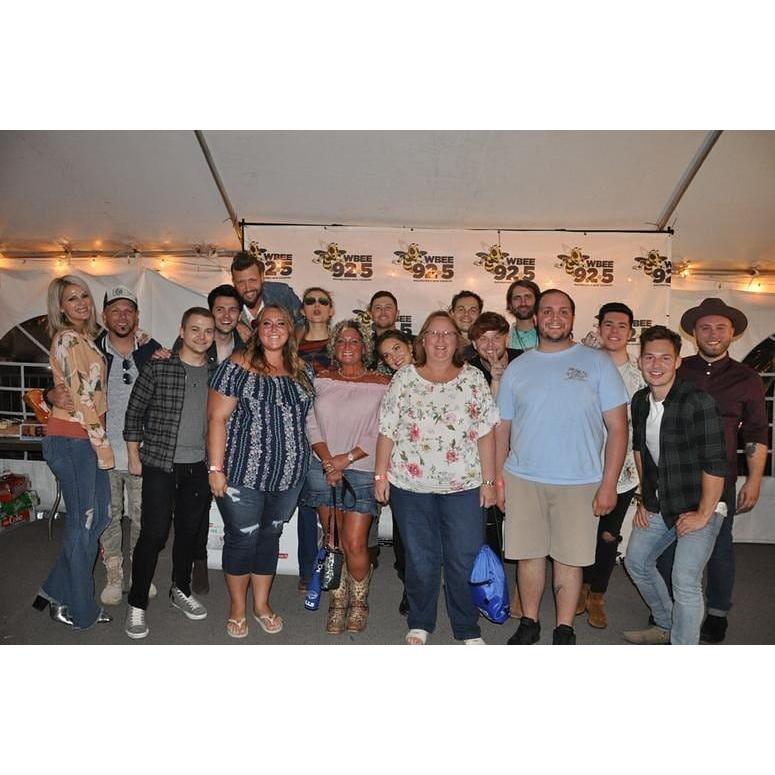 Guitars and Stars! Even though we didn't meet Scotty McCreery we were so excited to be in the same room!