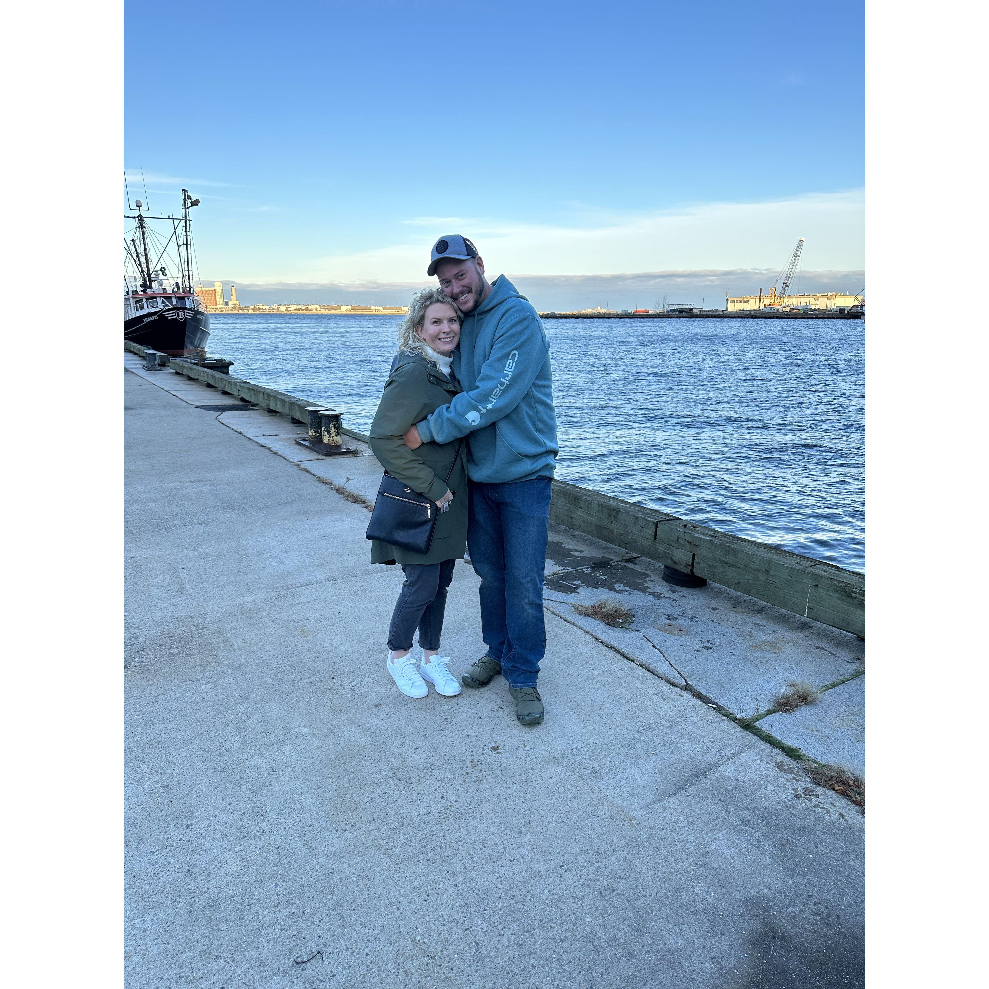 First trip together to Boston in November 2023