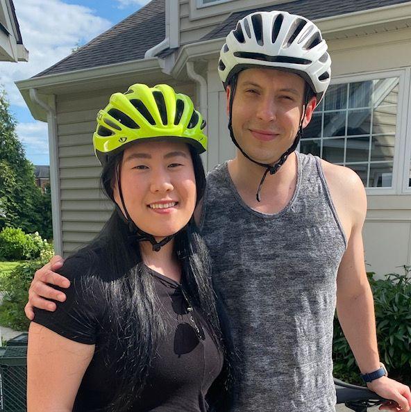 On our first bike ride together, we went to Vienna Inn for their famous chili dogs!