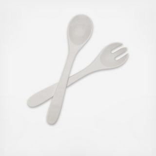 Potter BPA Free Melamine Bamboo Salad Servers