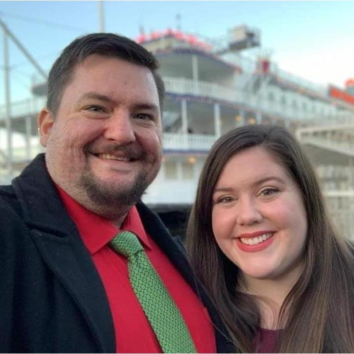 This was taken in San Fransisco at the Apple Holiday Party shortly after Jim and Becca moved to San Jose.