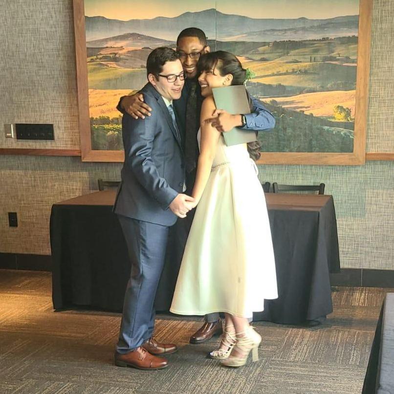 Thank you to Addam for being a great friend and officiant!